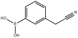 3-CYANOMETHYLPHENYLBORONIC ACID Struktur