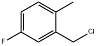 2-(クロロメチル)-4-フルオロ-1-メチルベンゼン 化学構造式