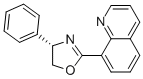 (S)-4-苯基-2-(喹啉-8-基)-4,5-二氢恶唑, 220628-99-9, 结构式