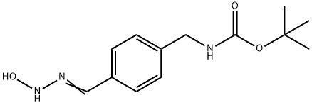 TERT-BUTYL 4-(N-HYDROXYCARBAMIMIDOYL)-BENZYLCARBAMATE Structure