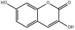 3,7-Dihydroxycoumarin 结构式