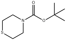 TERT-BUTYL THIOMORPHOLINE-4-CARBOXYLATE Structure