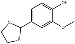 4-(1,3-DITHIOLAN-2-YL)-2-METHOXYPHENOL Structure