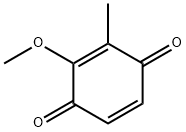 2-METHOXY-3-METHYL-[1,4]BENZOQUINONE, 2207-57-0, 结构式
