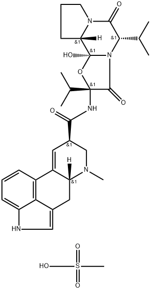 12'-hydroxy-2',5'alpha-diisopropylergotaman-3',6',18-trione methanesulphonate|12'-HYDROXY-2',5'ALPHA-DIISOPROPYLERGOTAMAN-3',6',18-TRIONE METHANESULPHONATE