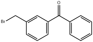 3-(ブロモメチル)ベンゾフェノン 化学構造式
