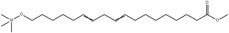 9,12-Octadecadienoic acid, 18-(trimethylsiloxy)-, methyl ester 结构式