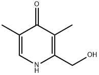 4(1H)-Pyridinone, 2-(hydroxymethyl)-3,5-dimethyl- (9CI) Struktur