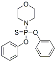 Morpholinophosphonothioic acid O,O-diphenyl ester 结构式