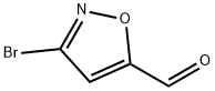 3-ブロモ-5-イソオキサゾールカルボキシアルデヒド 化学構造式