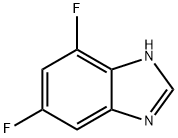 4,6-ジフルオロベンズイミダゾール 化学構造式