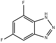 4,6-DIFLUORO-2H-BENZO[D][1,2,3]TRIAZOLE 结构式