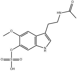 6-(SULFONYLOXY)MELATONIN 结构式