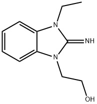 2-(3-ethyl-2-imino-2,3-dihydro-1H-benzimidazol-1-yl)ethanol,2208-84-6,结构式