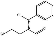 4-CHLORO-2-(CHLOROPHENYLMETHYLENE)BUTYRALDEHYDE 结构式