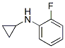 Benzenamine, N-cyclopropyl-2-fluoro- (9CI) Struktur