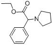 PHENYL-PYRROLIDIN-1-YL-ACETIC ACID ETHYL ESTER Struktur