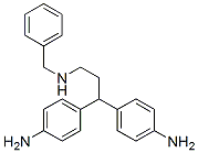 N-[3,3-Bis(p-aminophenyl)propyl]benzylamine Struktur