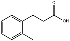 3-(2-甲基苯基)丙酸 结构式