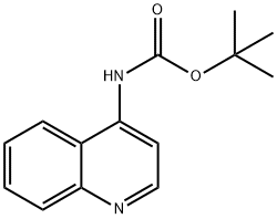 tert-butyl N-(quinolin-4-yl)carbaMate Structure