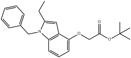 tert-butyl 2-(1-benzyl-2-ethyl-1H-indol-4-yloxy)acetate|