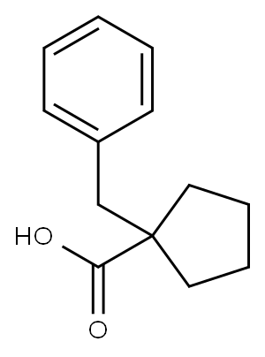 1-BENZYLCYCLOPENTANECARBOXYLIC ACID Structure