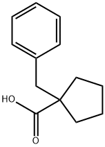 1-BENZYLCYCLOPENTANECARBOXYLIC ACID Structure