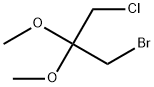 1-ブロモ-3-クロロ-2,2-ジメトキシプロパン 化学構造式