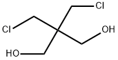2,2-ビス(クロロメチル)プロパン-1,3-ジオール 化学構造式