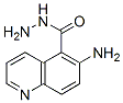 5-Quinolinecarboxylicacid,6-amino-,hydrazide(9CI) Struktur