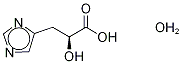L-β-Imidazole Lactic Acid Monohydrate Struktur
