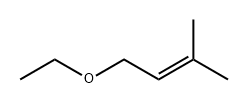 1-エトキシ-3-メチル-2-ブテン 化学構造式