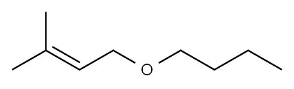 2-Butene, 1-butoxy-3-methyl- Structure