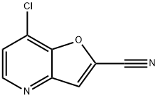 7-chlorofuro[3,2-b]pyridine-2-carbonitrile Structure