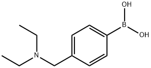 4-[(二乙氨基)甲基]苯硼酸 结构式
