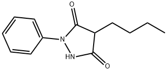 单苯基保泰松, 2210-63-1, 结构式