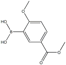 Methyl 3-borono-4-methoxybenzoate Struktur