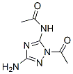 Acetamide,  N-(1-acetyl-3-amino-1H-1,2,4-triazol-5-yl)- 化学構造式