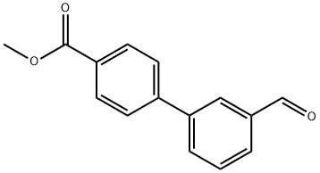 4-(3-甲酰基苯基)苯甲酸甲酯, 221021-36-9, 结构式