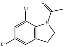1-ACETYL-5-BROMO-7-CHLOROINDOLINE|1-(5-溴-7-氯吲哚啉-1-基)乙酮