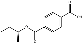 1,4-Benzenedicarboxylic acid, mono[(1S)-1-methylpropyl] ester (9CI) Structure