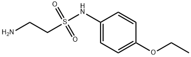 2-amino-N-(4-ethoxyphenyl)ethanesulfonamide 结构式