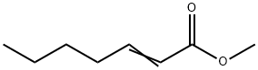 2-ヘプテン酸メチル 化学構造式