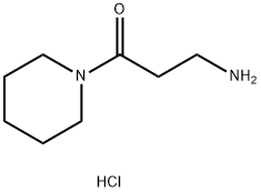 3-AMINO-1-PIPERIDIN-4-YL-PROPAN-1-ONE HYDROCHLORIDE Structure