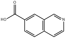 イソキノリン-7-カルボン酸 化学構造式