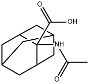 Acetyl 2-aminoadamantane-2-carboxylic acid Structure