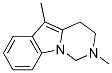 2,5-Dimethyl-1,2,3,4-tetrahydropyrimido[1,6-a]indole 结构式