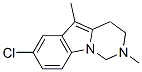 7-Chloro-2,5-dimethyl-1,2,3,4-tetrahydropyrimido[1,6-a]indole 结构式