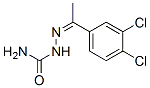 3',4'-Dichloroacetophenone semicarbazone Struktur