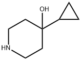 4-cyclopropyl-4-Piperidinol Struktur